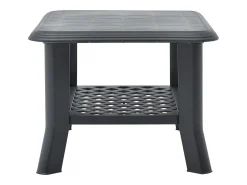 Mesa de centro 90x60x46 cm plástico antracite