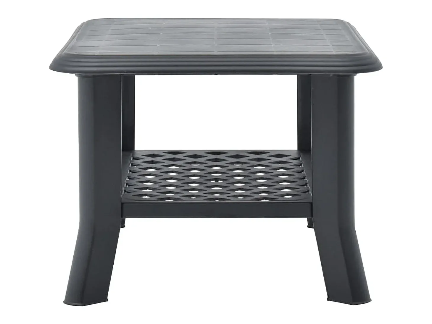 Mesa de centro 90x60x46 cm plástico antracite
