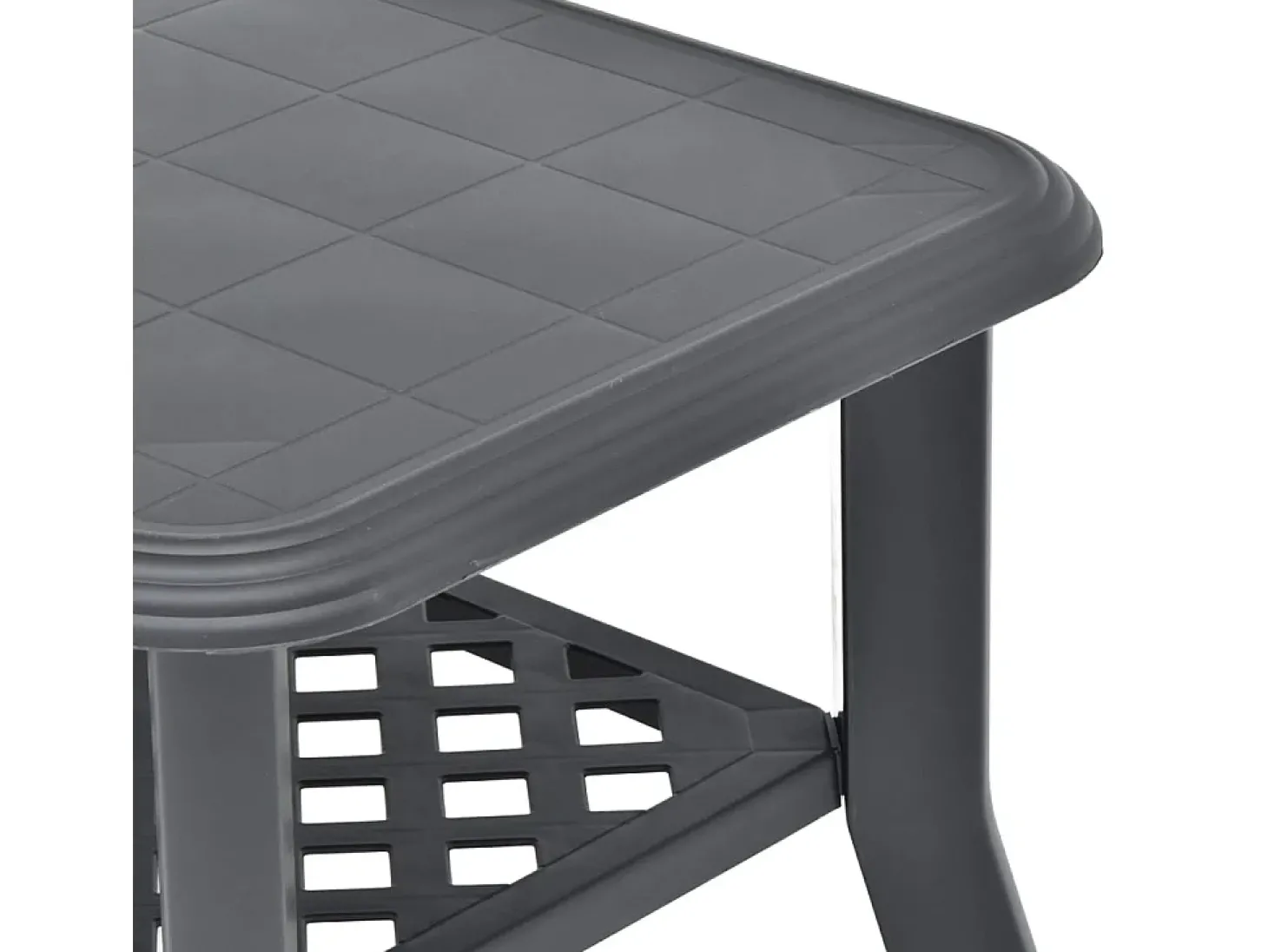 Mesa de centro 90x60x46 cm plástico antracite