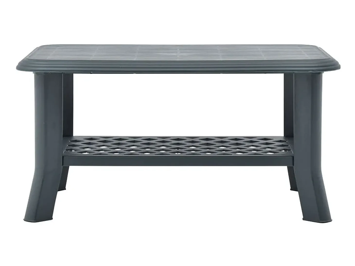 Mesa de centro 90x60x46 cm plástico verde PT181245