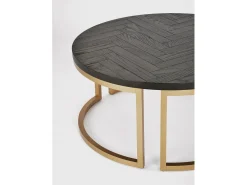 Mesa de centro 90x40x90 cm preta Sevilha SEV05-0