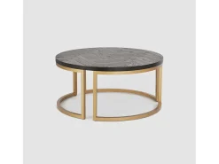 Mesa de centro 90x40x90 cm preta Sevilha SEV05-0