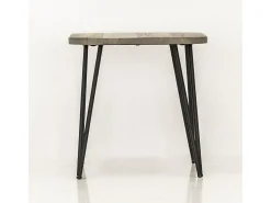 Mesa de centro 50x50x50 cm preta adesso adesl07