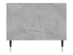 Mesa de centro 90x50x40 madeira processada cinza cimento