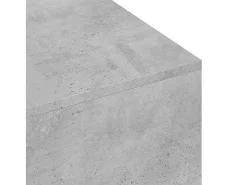 Mesa de centro 100x49,5x31cm derivados de madeira cinza cimento