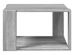 Mesa de centro 51,5x51,5x30cm derivados de madeira cinza sonoma PT373808