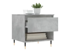 Mesa de centro 50x46x50cm derivados de madeira cinzento-cimento