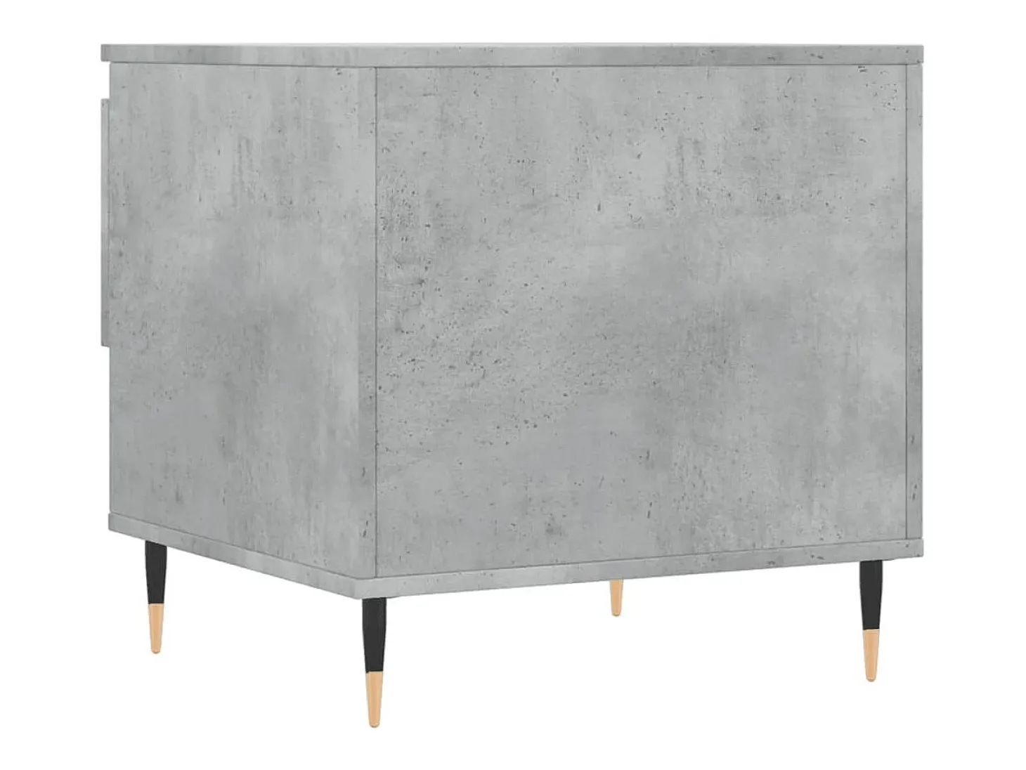 Mesa de centro 50x46x50cm derivados de madeira cinzento-cimento