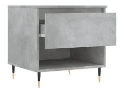 Mesa de centro 50x46x50cm derivados de madeira cinzento-cimento