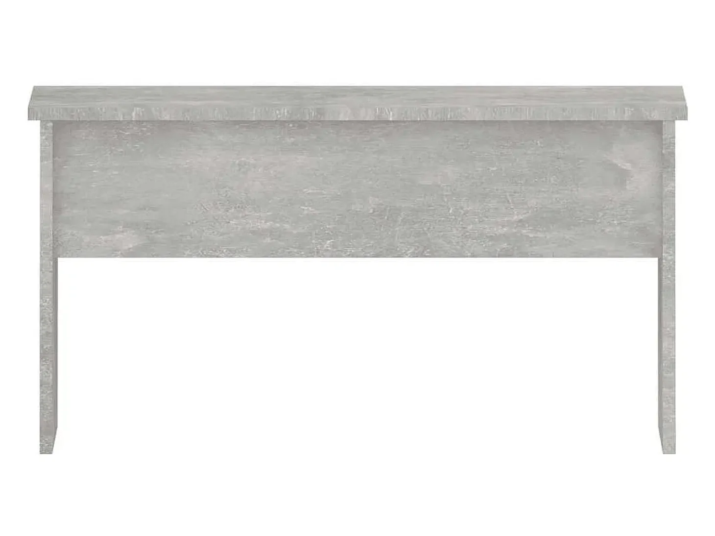 Mesa de centro80x50,5x41,5cm madeira processada cinza cimento