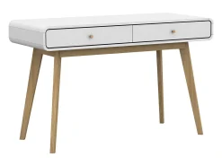 Mesa de computador com tampo elevável em MDF verde