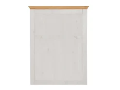 Mesa de consola com 1 prateleira em pinho cinzento