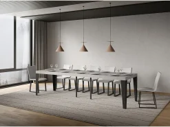 Mesa de consola extensível 90x40/300 cm Flame Premium cashmere
