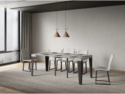 Mesa de consola extensível 90x40/196 cm Flame Small cashmere