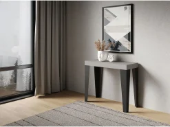 Mesa de consola extensível 90x40/196 cm Flame Small cashmere