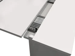 Mesa de consola extensível para 12 lugares - 6 extensões - Branca - ONEGA