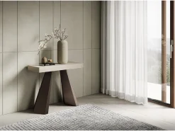 Mesa de consola extensível 90x40/300 cm Diamante cashmere