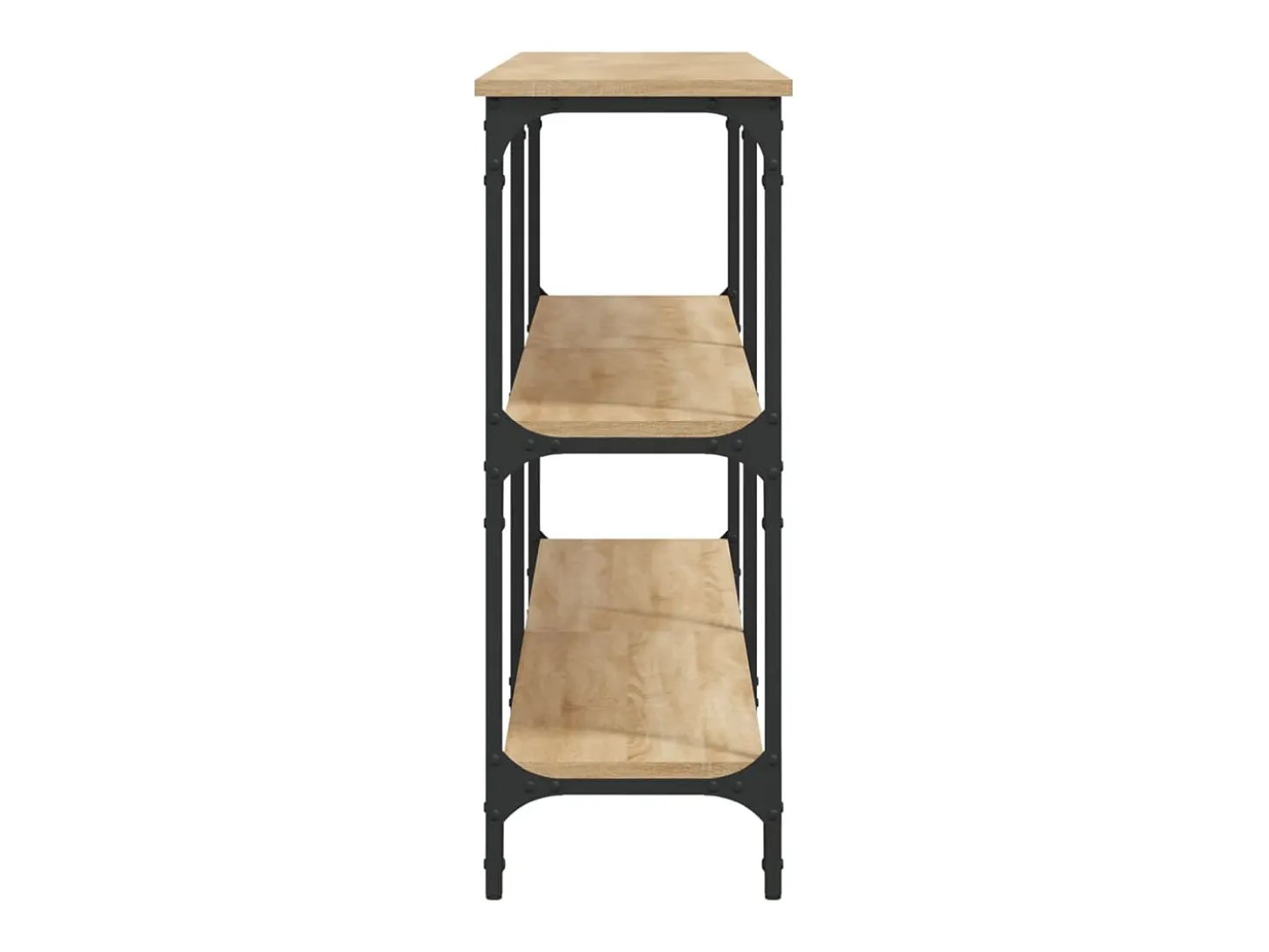 Mesa de console Carvalho Sonoma 200x29x75 cm Madeira projetada