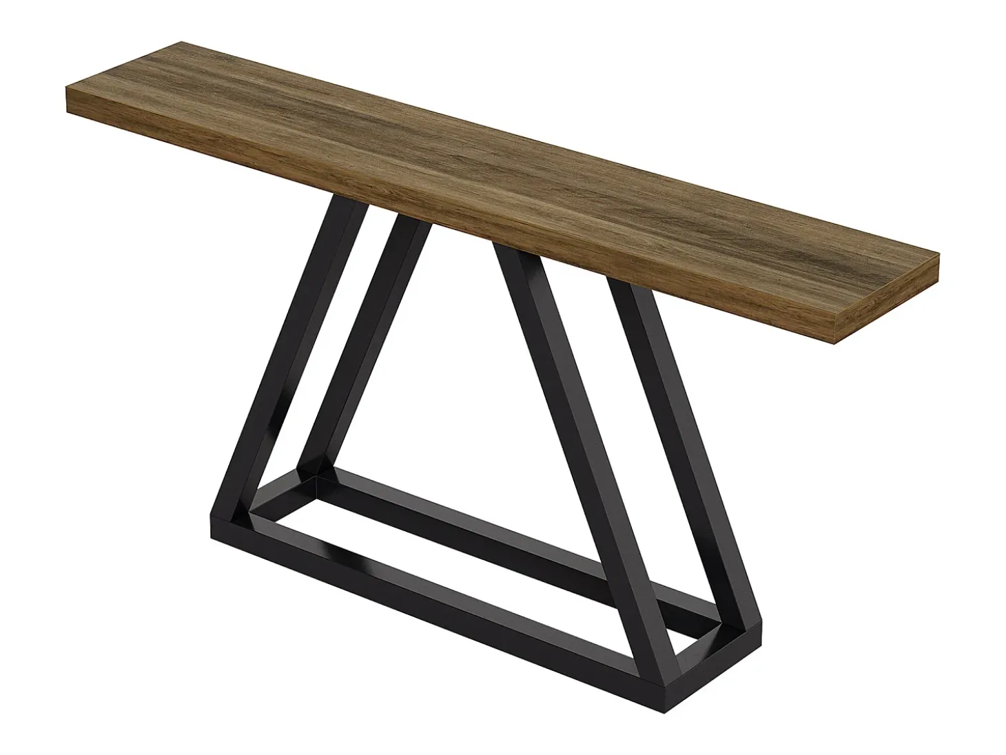Mesa de console estreita de 160 cm – ideal como mesa de sofá atrás do sofá, design moderno para áreas de entrada