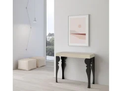 Mesa de Console Extensível Paxon Small Premium Cashmere 90x40/196 cm