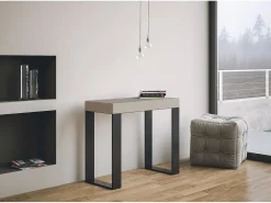 Mesa de console extensível 90x40/196 cm Tecno Small Premium cashmere