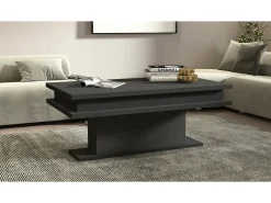 Mesa de estar Dcampores, Mesa de estar, Armário de armazenamento baixo, Mesa de café, 100x55h42 cm, Antracite