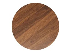 Mesa de jantar redonda 80 × 80 × 75 cm, mesa de cozinha, mesa de centro para 4 pessoas, madeira