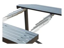 Mesa de jardim extensível em alumínio para 2 a 12 pessoas OLAHO - Design moderno e prático