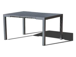 Mesa de jardim extensível em alumínio para 2 a 10 pessoas OLAHO Consola moderna e prática