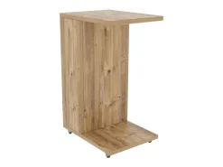 Mesa de sala de estar Dgambazz, Mesa de café baixa, Porta-revistas para sofá, Prateleira para sala de estar, 30x40h63 cm, Carvalho
