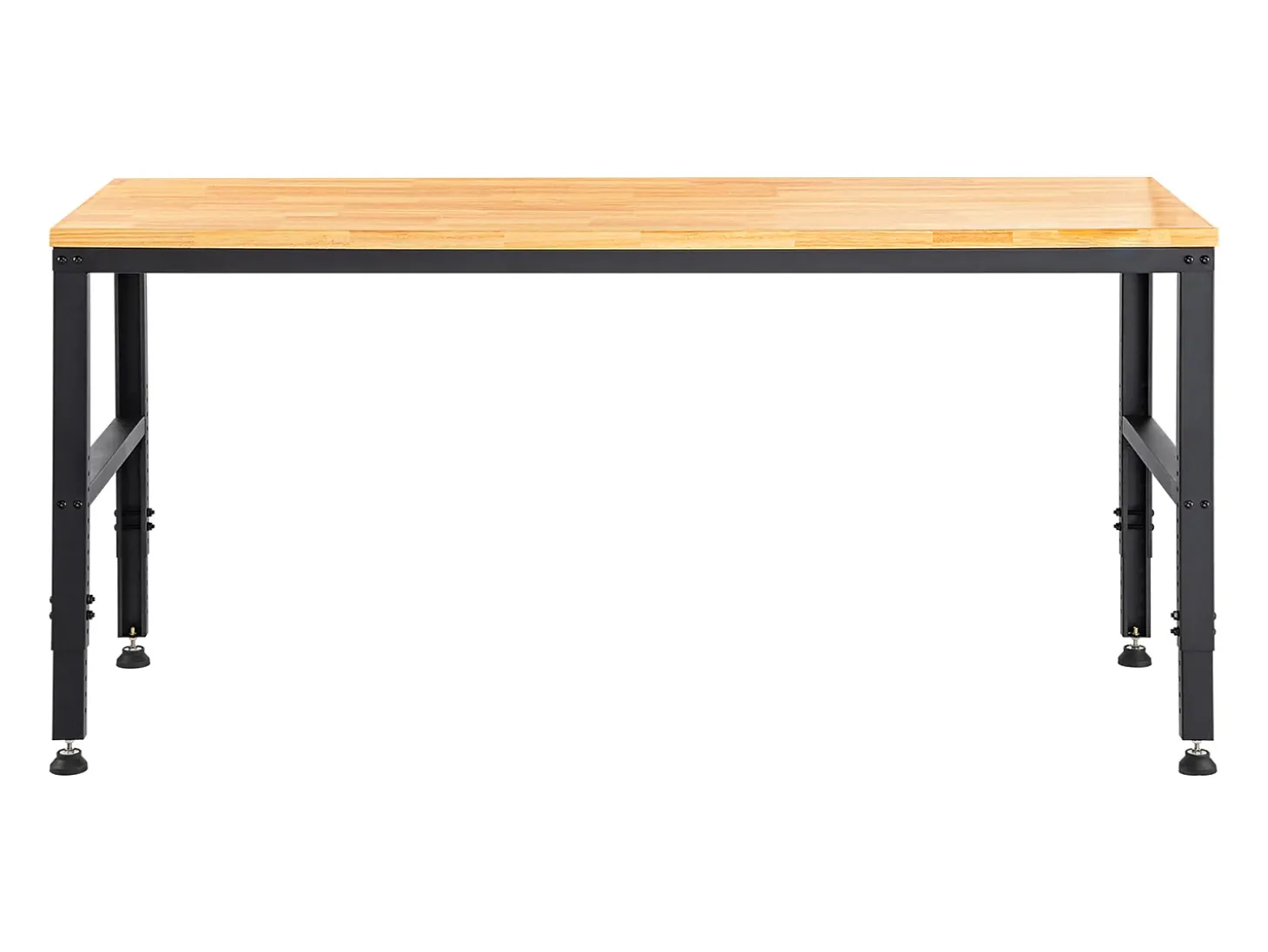 Mesa de Trabalho Ajustável SucceBuy, 122x61x97 cm, com Tomada de Corrente, para Escritório, Casa, Garagem