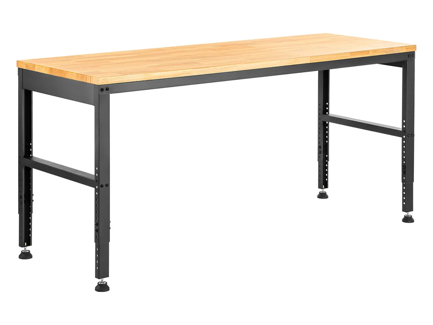 Mesa de Trabalho Ajustável SucceBuy, 122x61x97 cm, com Tomada de Corrente, para Escritório, Casa, Garagem