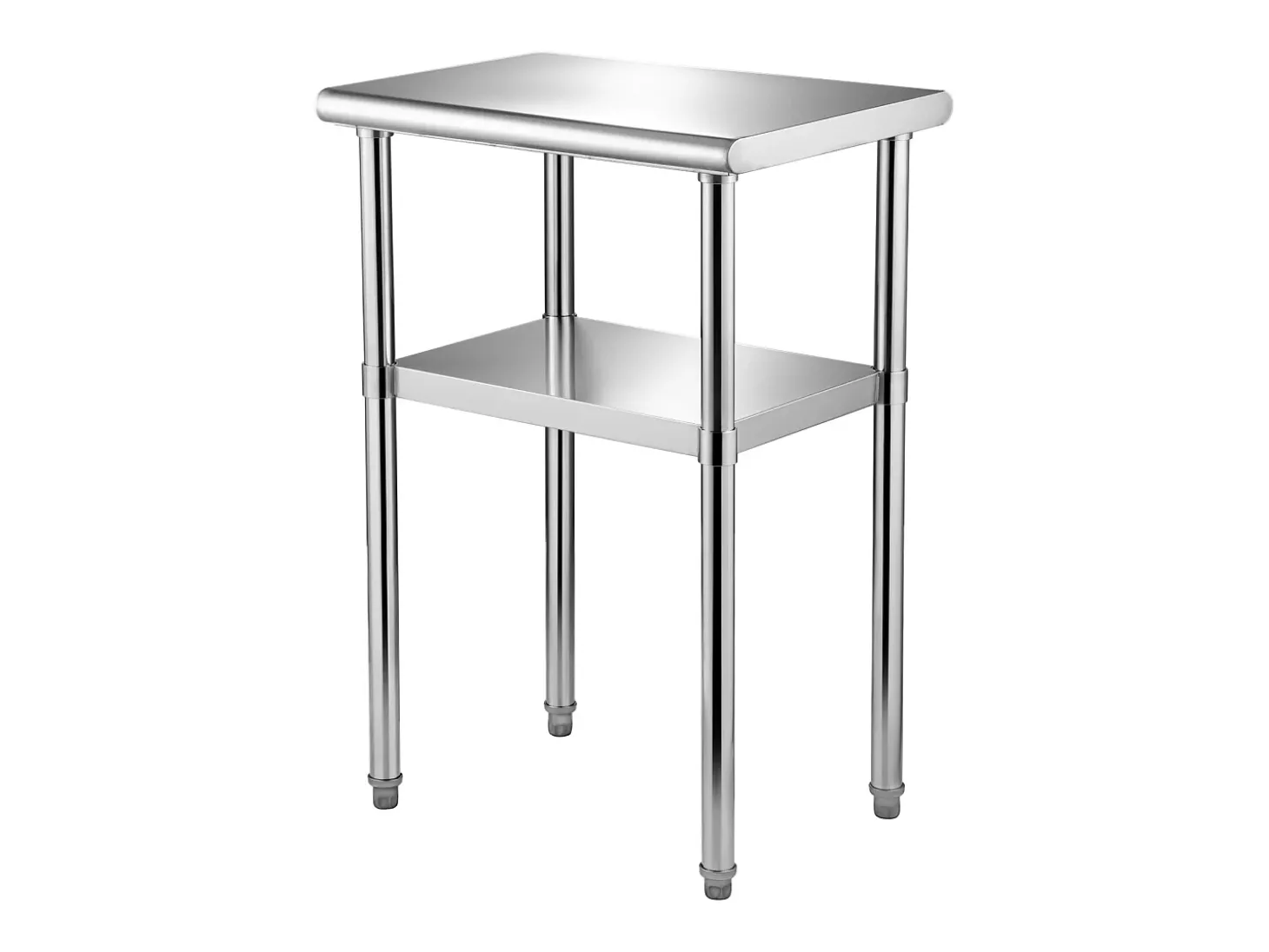 Mesa de Trabalho de Aço Inox SucceBuy, 61 x 46 x 91 cm, Mesa de Preparação de Alimentos Comercial