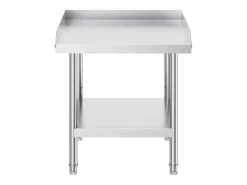Mesa de Trabalho SucceBuy Mesa de Trabalho em Aço Inoxidável 60.96 x 60.96 cm, Mesa de Preparação de Alimentos para Restaurante