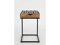 Mesa de xadrez 42x66x42 cm castanha Avola AV1730-26