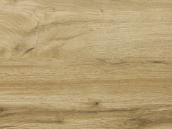 Mesa extensível e levadiça 2 em 1 MDF e aço natural e preto - MORIALA