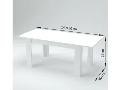 Mesa extensível Nanni, Consola extensível até 10 lugares, Consola extensível 100% Fabricado em Itália, 140/190x90h75 cm, Ardósia