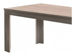 Mesa extensível Natan, Consola extensível até 12 lugares, Consola extensível 100% Fabricado em Itália, 160/210x90h75 cm, Olmo pérola