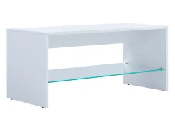 Mesa lateral & mesa de café Wisal Branco A. 40 x L. 90 x P. 40 cm