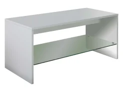 Mesa lateral & mesa de café Wisal Branco A. 40 x L. 90 x P. 40 cm