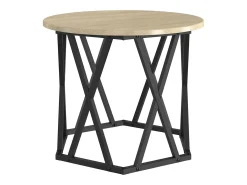 Mesa Lateral 2 pcs Carvalho sonoma 50x50x40 cm