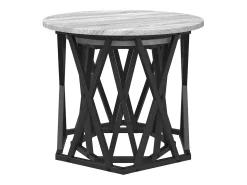 Mesa Lateral 2 pcs Sonoma cinzento 50x50x40 cm