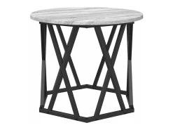 Mesa Lateral 2 pcs Sonoma cinzento 50x50x40 cm