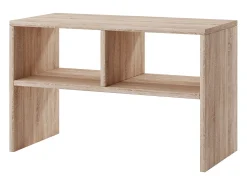 Mesa lateral de madeira VCM | mesa de café lisa | dimensões aprox. A. 40 x L. 63 x P. 30 cm | Mesa de estar | Mesa de centro - Nachto S (Sonoma oak (Sägerau))