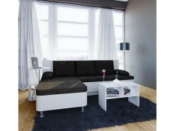 Mesa lateral de madeira VCM | mesa de café lisa | dimensões aprox. A. 63 x L. 40 x P. 30 cm | Mesa de estar | Mesa de centro - Nachto (Branco)