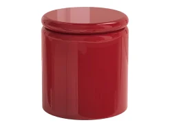 Mesa lateral em MDF - Vermelho lacado - AMOFA