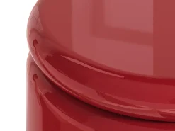 Mesa lateral em MDF - Vermelho lacado - AMOFA