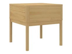 Mesa para candeeiro FLORO 55x55x54 cm pinho maciço castanho mel