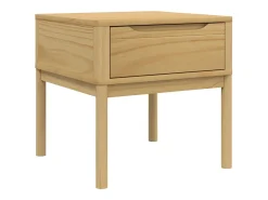 Mesa para candeeiro FLORO 55x55x54 cm pinho maciço castanho mel