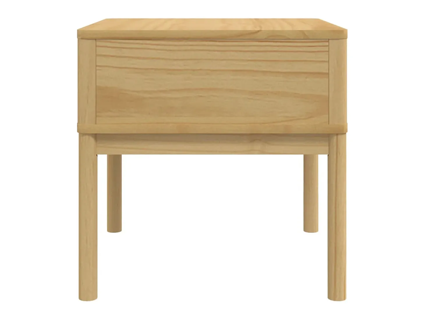 Mesa para candeeiro FLORO 55x55x54 cm pinho maciço castanho mel